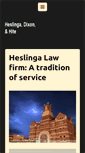 Mobile Screenshot of heslingalaw.com